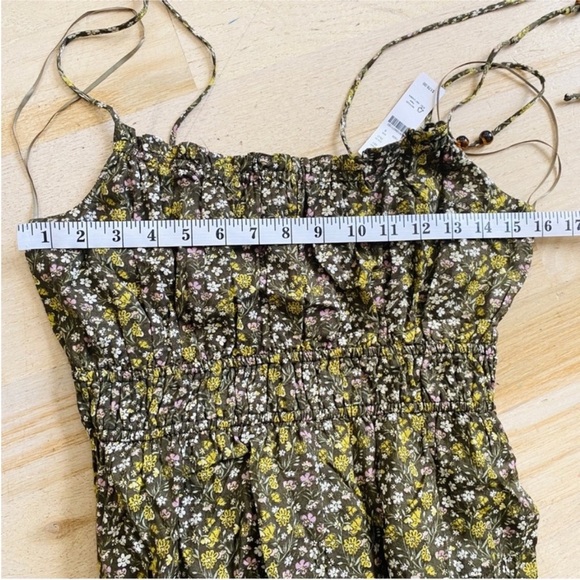 Jcrew green floral dress - Picture 8 of 9